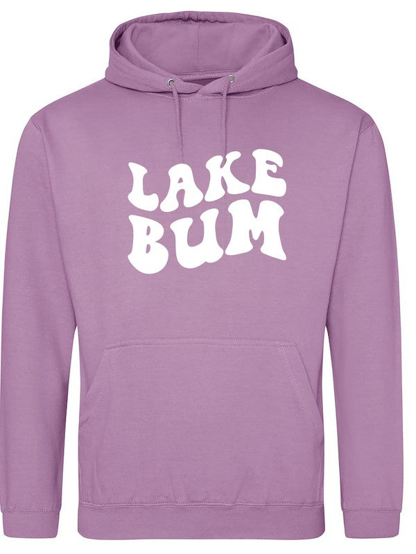 Wavy Lake Bum Comfy Hoodie