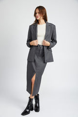 Pin Striped Blazer Jacket
