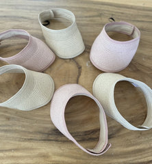 Straw Summer Visor Sun Hat 
