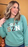 Soft Ideal Chenille Cozy SZN Graphic Sweatshirt