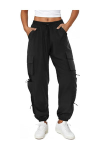 Women's Parachute Cargo Pants Quick-Dry Hiking Joggers