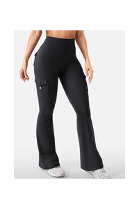 Trendy  Flare High Waisted Scrunch Cargo Leggings