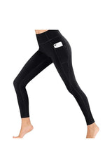 Trendy Women's High Waist Yoga Leggings with Pockets