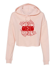 Essentials Ohio Flower Cropped Hoodie