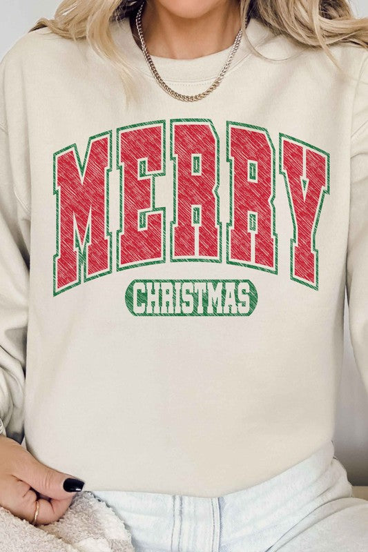 Merry Christmas Graphic Sweatshirt