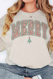 Merry Leopard Christmas Oversized Sweatshirt