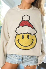 Christmas Smiles Oversized Sweatshirts