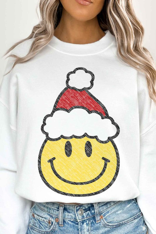 Christmas Smiles Oversized Sweatshirts