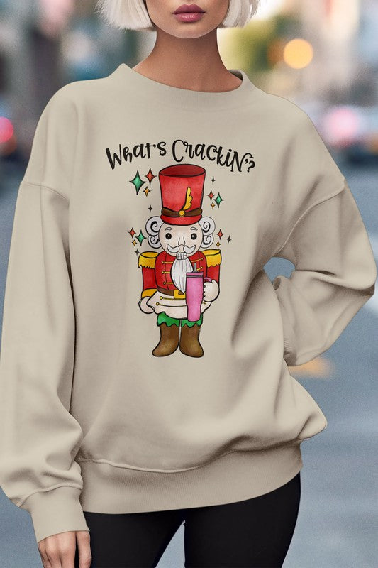 What's Crackin Nutcracker, Christmas Sweatshirt