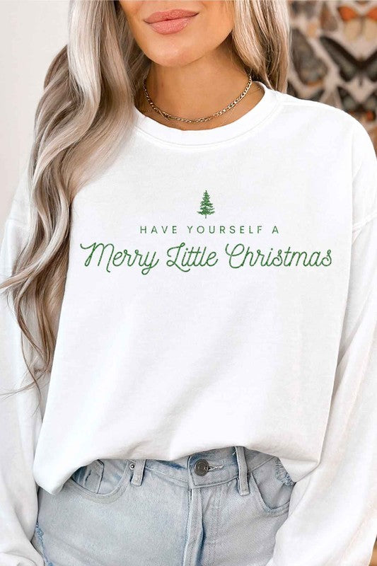 Merry Little Christmas Graphic Sweatshirt