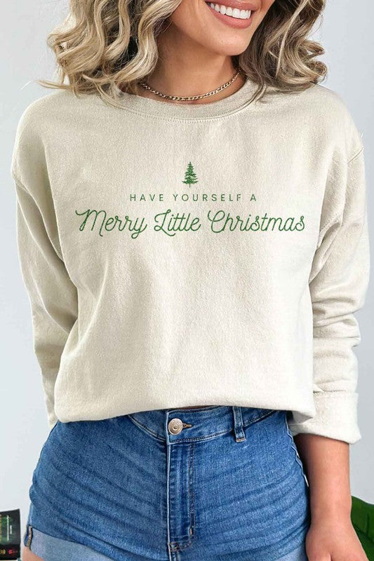 Merry Little Christmas Graphic Sweatshirt