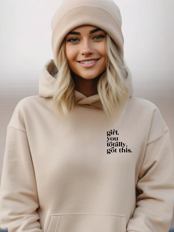 Essentials Girl, You Totally Got This Graphic Hoodie
