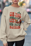 Christmas Graphic Fleece Sweatshirt