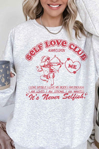 Self Love Club Oversized Sweatshirt