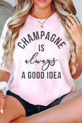 Champagne is Always a Good Idea Oversized Tee