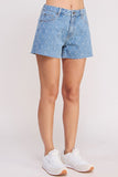 High Rise Shorts With Quilted Pattern
