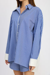 Oversized Striped Shirt