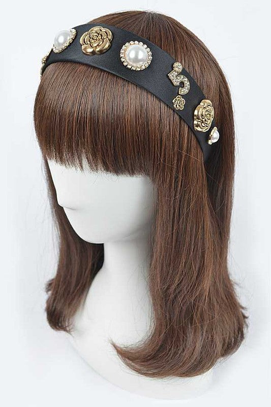 Crystal Rose Number 5 Iconic Headband