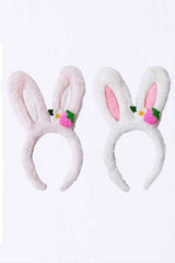 Plushy Easter Bunny Headband Set 1 Dz Pack