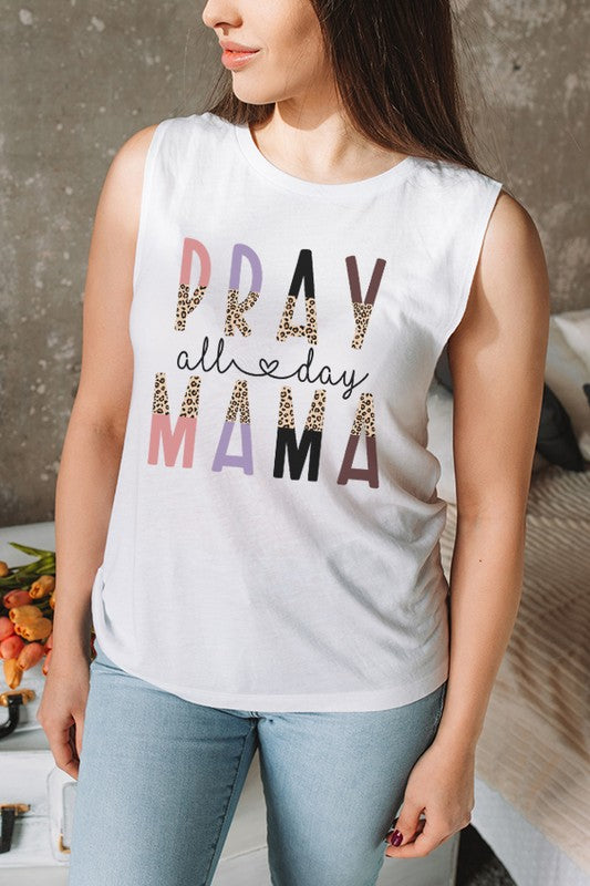 Mother's Day Pray All Day Mama Tank Top
