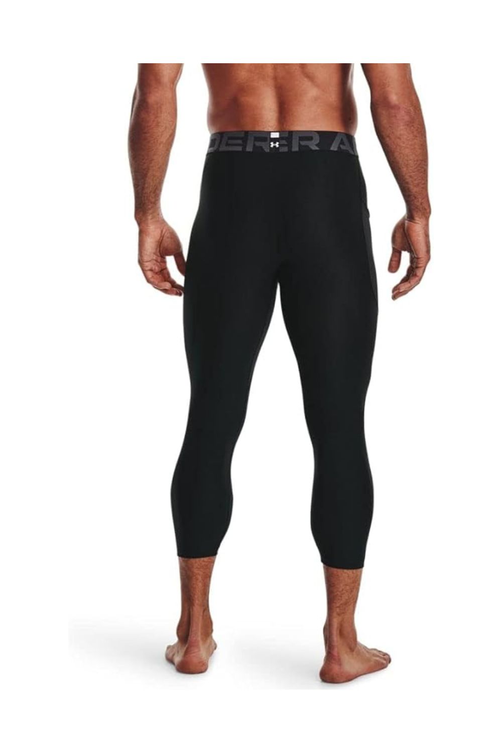 Trendy Men's HeatGear Three-Quarter Compression Workout Leggings