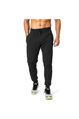 Trendy Men's Sweatpants Athletic Joggers with Zipper Pockets