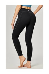 Trendy Women's High Waist Yoga Leggings with Pockets