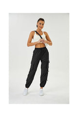 Women's Parachute Cargo Pants Quick-Dry Hiking Joggers