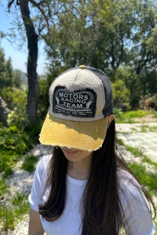 Washed Distressed Cotton Baseball Caps