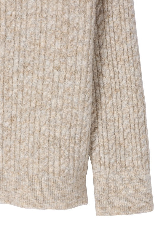 Oversize Cable Sweater