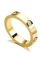 Love Friendship Ring, 18K Gold Plated