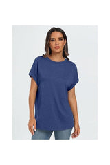 Trendy Women's Oversized Short Sleeve Business Casual Tops