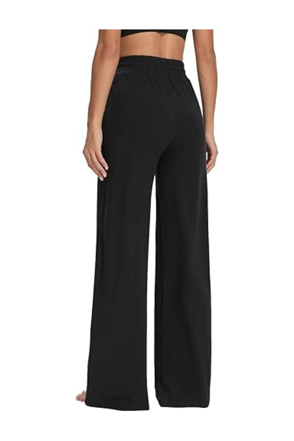 Trendy Women's Wide Leg High Waisted Lounge Pants