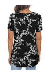 Trendy Women's Summer Tunic Tops Casual Dressy Blouse