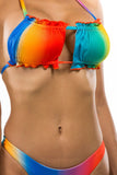 Rainbow Bikini With Adjustable Shell Cup