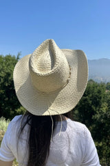Straw Cowboy Wiith Sea Shells