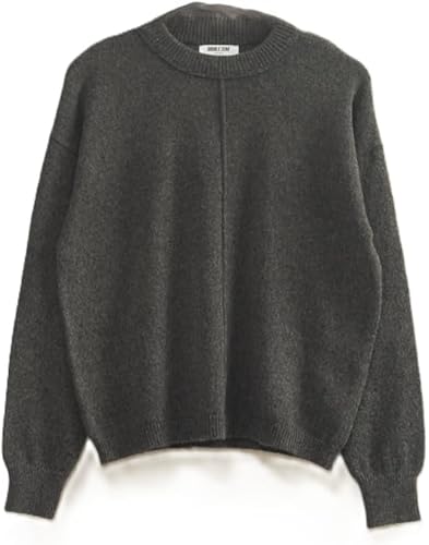 Hyfve Crew Neck Front Seam Sweater
