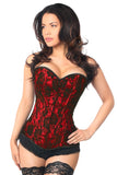 Daisy Corsets Red Lace Over Bust Corset