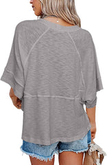 Zenana Women Loose Fit Half Sleeve T-Shirts