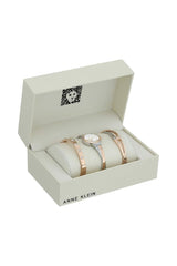 Anne Klein Crystal Accented Bangle Watch women