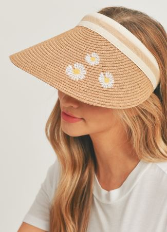 Dasiy Straw Visor Hats