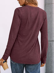 Women Casual Zenana Long Sleeve Shirts