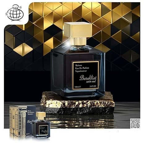 TAWAKKAL PERFUMES Fragrance World Barakkat Satin Oud EDP Perfume 100ml (3.4FL OZ)