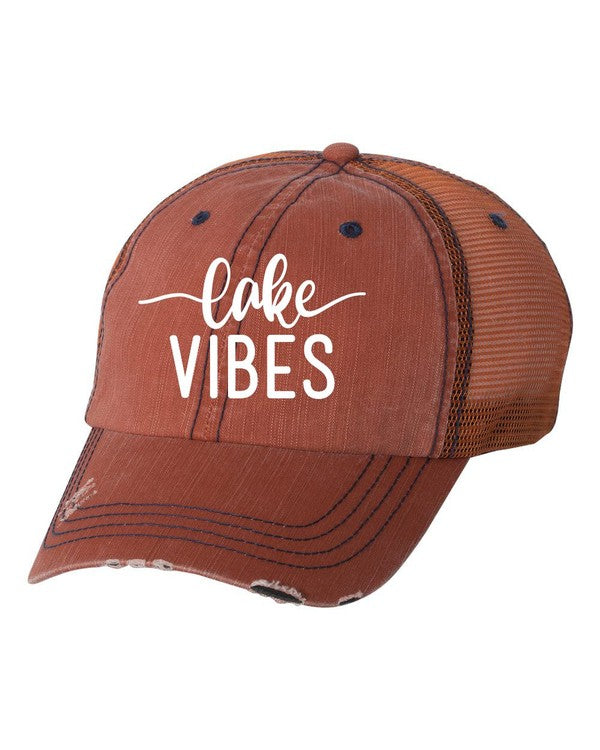 Lake Vibes Embroidered Trucker Hat