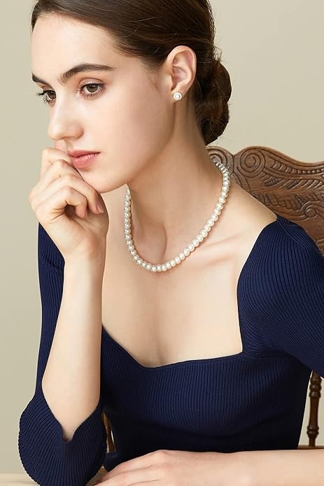 Imitation Pearl Wedding Necklace for Brides