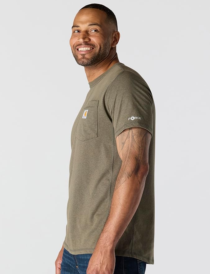 Carhartt Men's Relaxed Fit Midweight Short Sleeve Pocket