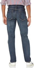 Classic Dark Wash Straight Fit Jeans for Men