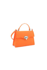 Smooth Jelly Stud Buckle Crossbody Bag