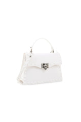 Smooth Jelly Stud Buckle Crossbody Bag