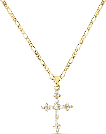 Double Cross Necklace for Women